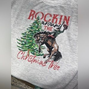 Western christmas sweater